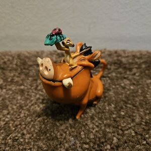 Vintage Mattel 1994 Disney Lion King Timon & Pumbaa Collectible Figure